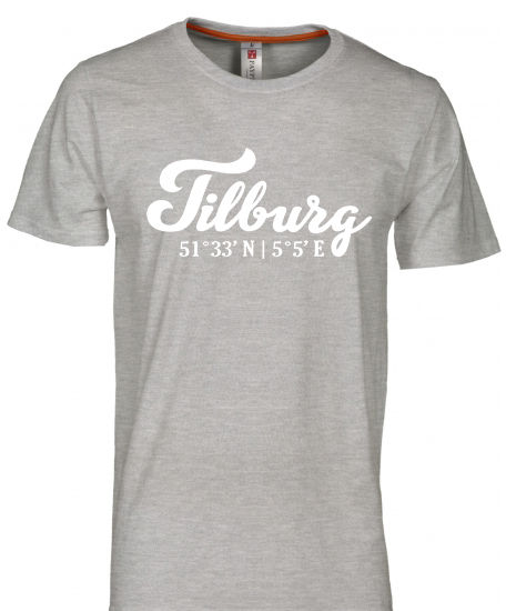 Thumbnail: T-shirt TILBURG coördinaten Wit Heren