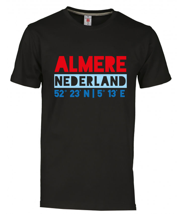 Thumbnail: T-shirt ALKMAAR NL Multi Heren