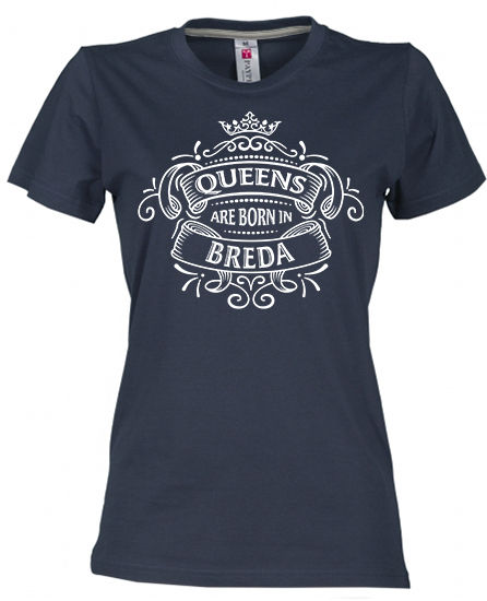 T-shirt BREDA Queens Wit Dames