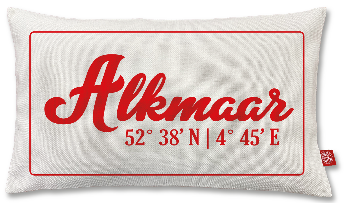 ALKMAAR Kussen Rood