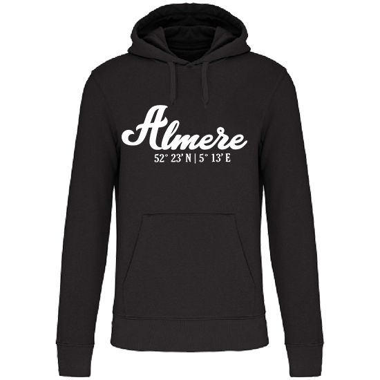 Hoodie ALMERE Co wit op zwart Heren.jpg