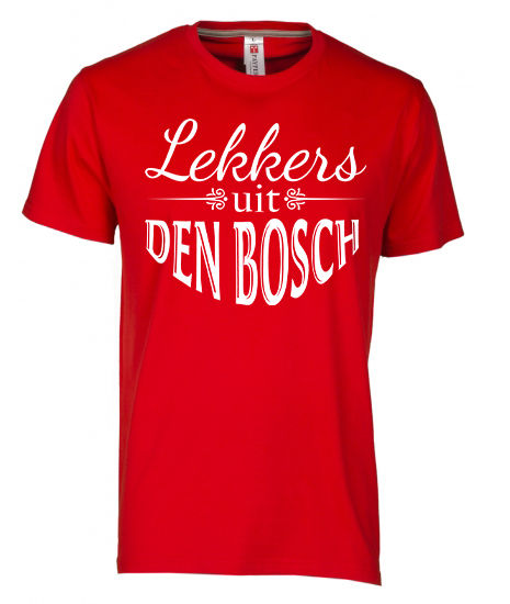 Thumbnail: T-shirt DEN BOSCH Lekkers Wit Heren