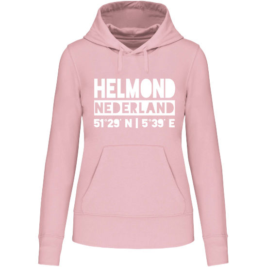 Hoodie HELMOND NL wit op roze Dames.jpg