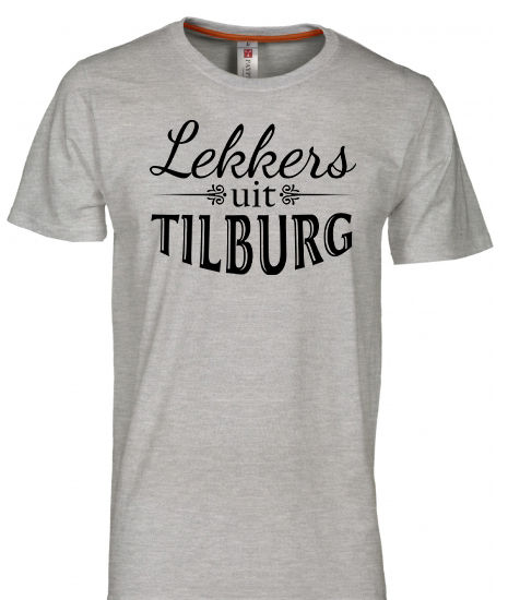 Thumbnail: T-shirt TILBURG Lekkers Zwart Heren
