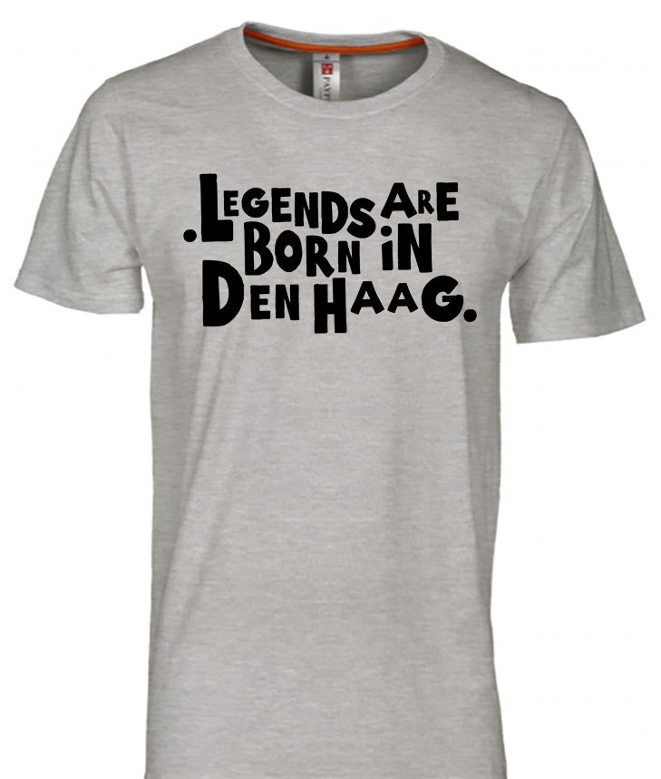 Thumbnail: T-shirt DEN HAAG Legends Zwart Heren