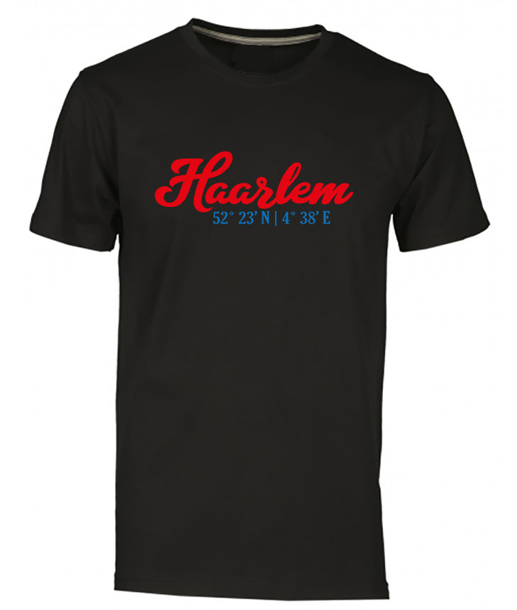 Thumbnail: T-shirt HAARLEM Co Multi Heren