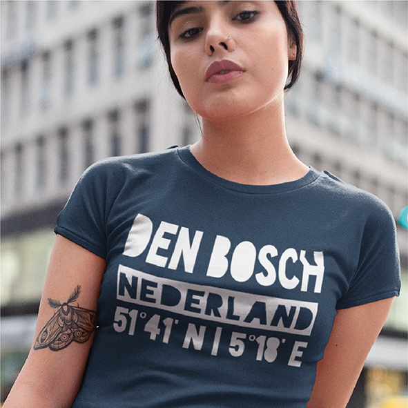 DEN BOSCH NL Co Wit T-shirt Dames.png
