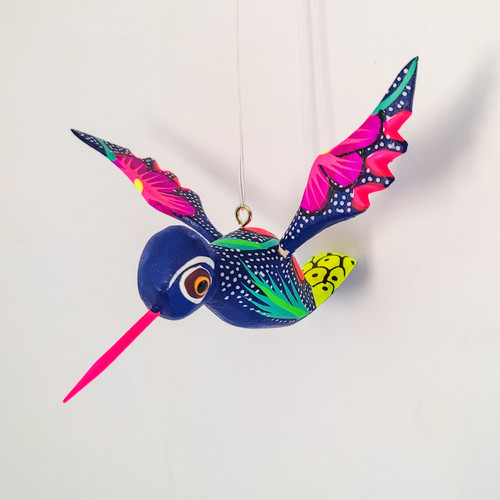 ChemArt Ornamento A Forma Di Colibrì In Ottone Massiccio Con Finitura Oro 24kt E Dettagli Serigrafati, 10,4 X 6,2 Cm, Esclusiva Online