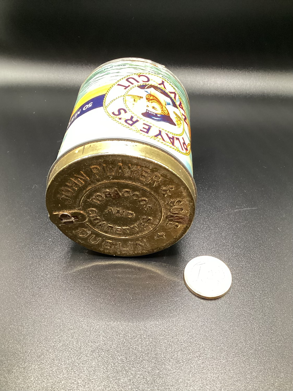 Thumbnail: WWII (1940’s)PLAYER’S NAVY CUT CIGARETTE TIN. JOHN PLAYER & SONS DUBLIN