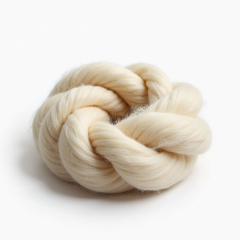 Natural Wool Roving