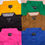 Thumbnail: Full colors 1/2 button lose fit shirts