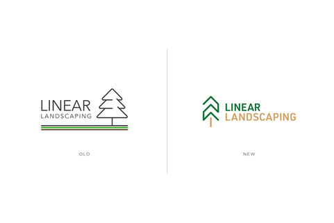 Linear Landscaping Logo
Old v. New