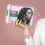 Thumbnail: Copy of Pink & Green Wristlet (Curls)