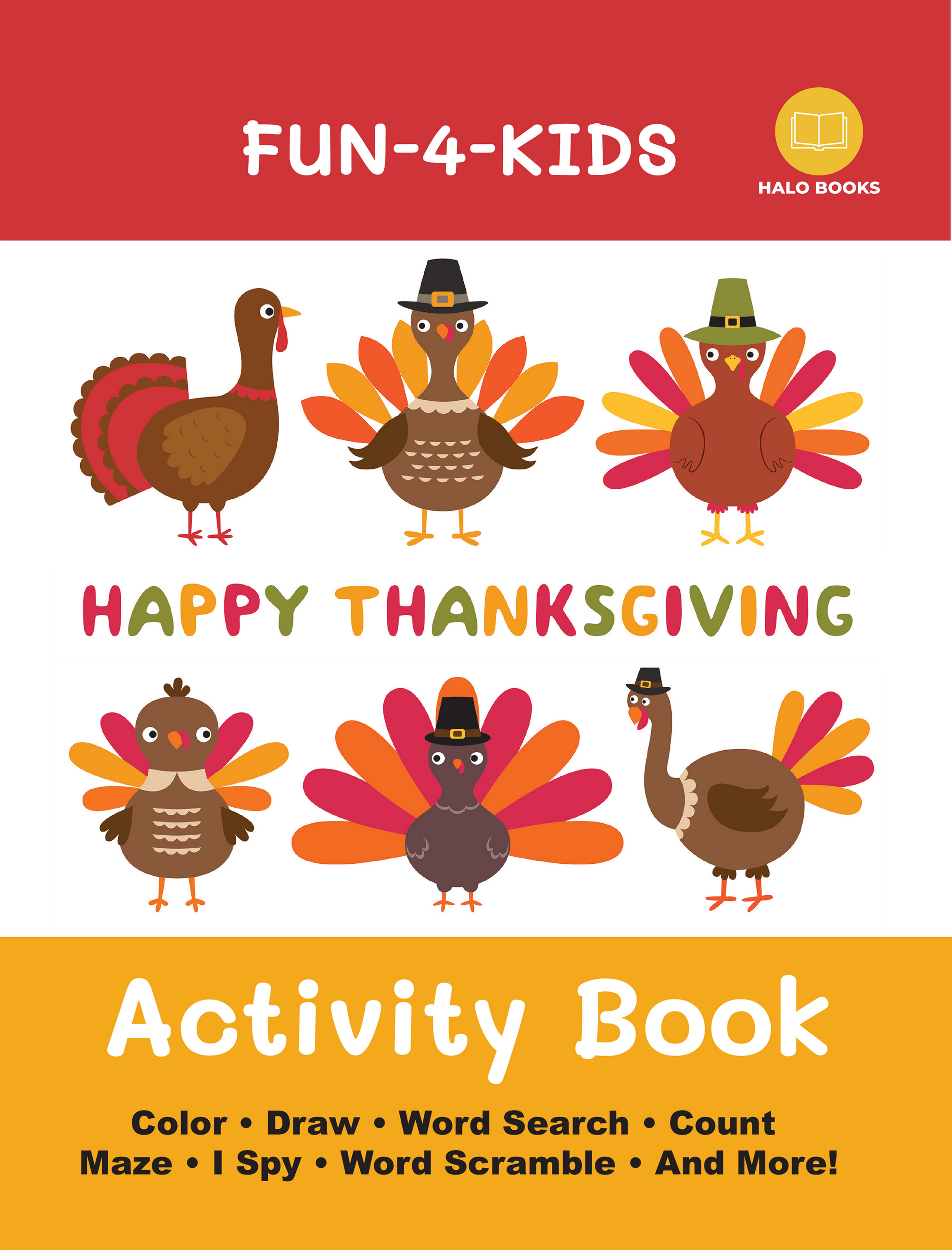 Printable: Fun-4-Kids Happy Thanksgiving Activity Book