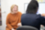 Pharmacist consulting patient at Thame Pharmacy