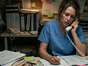 Healthcare workflow transitioning from manual patient care tasks to scalable automated system with AI-driven patient monitoring and documentation