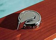 Chrome air adjustment knob.