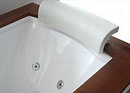 Built-in stylish headrest.