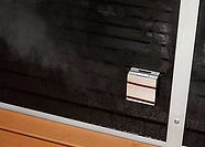 Powerful steam outlet with aromatherapy capability.