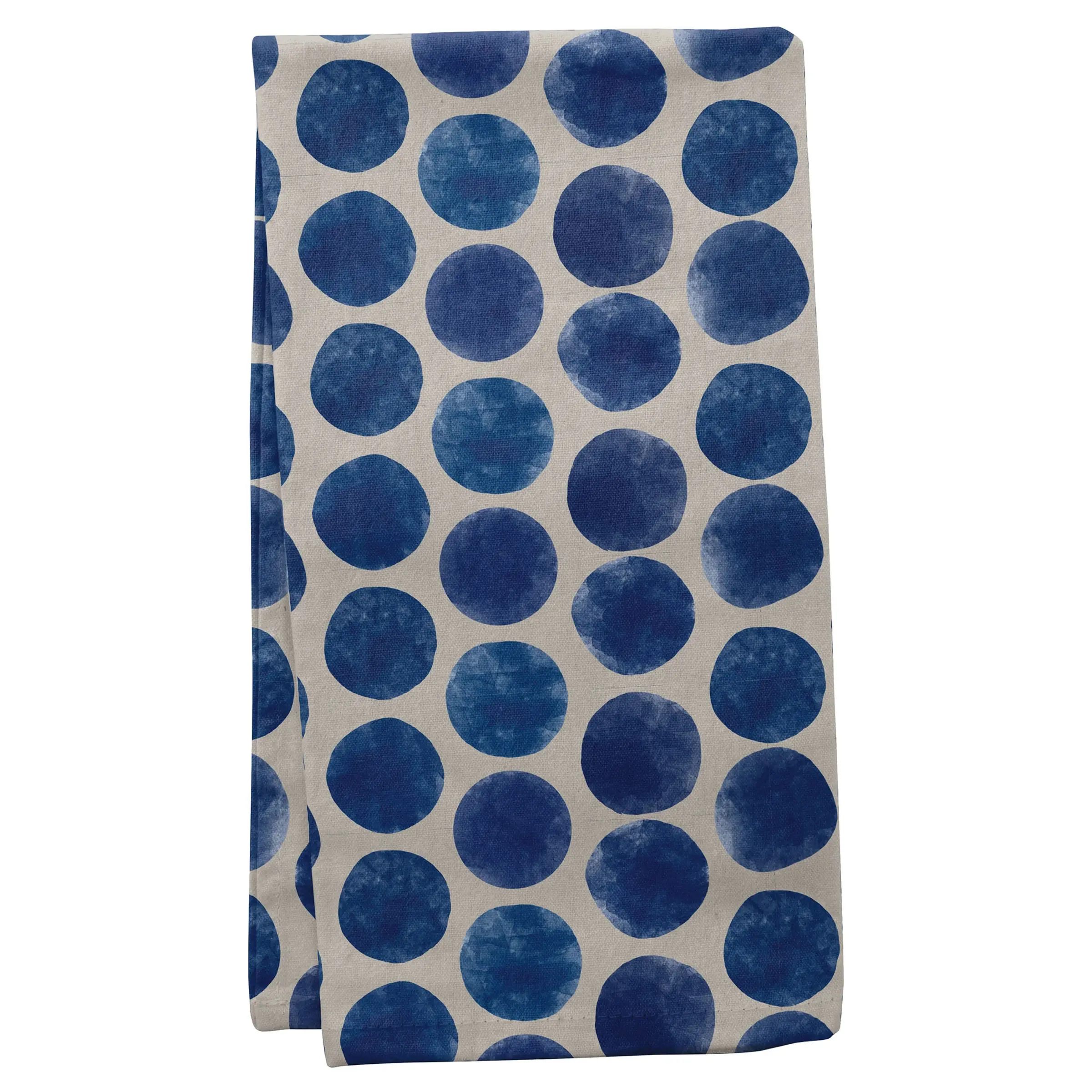 Big Dots Linen Blend Tea Towel