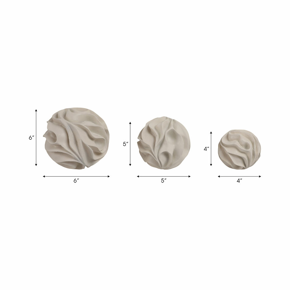 Thumbnail: Wavy Spheres (Set of 3)