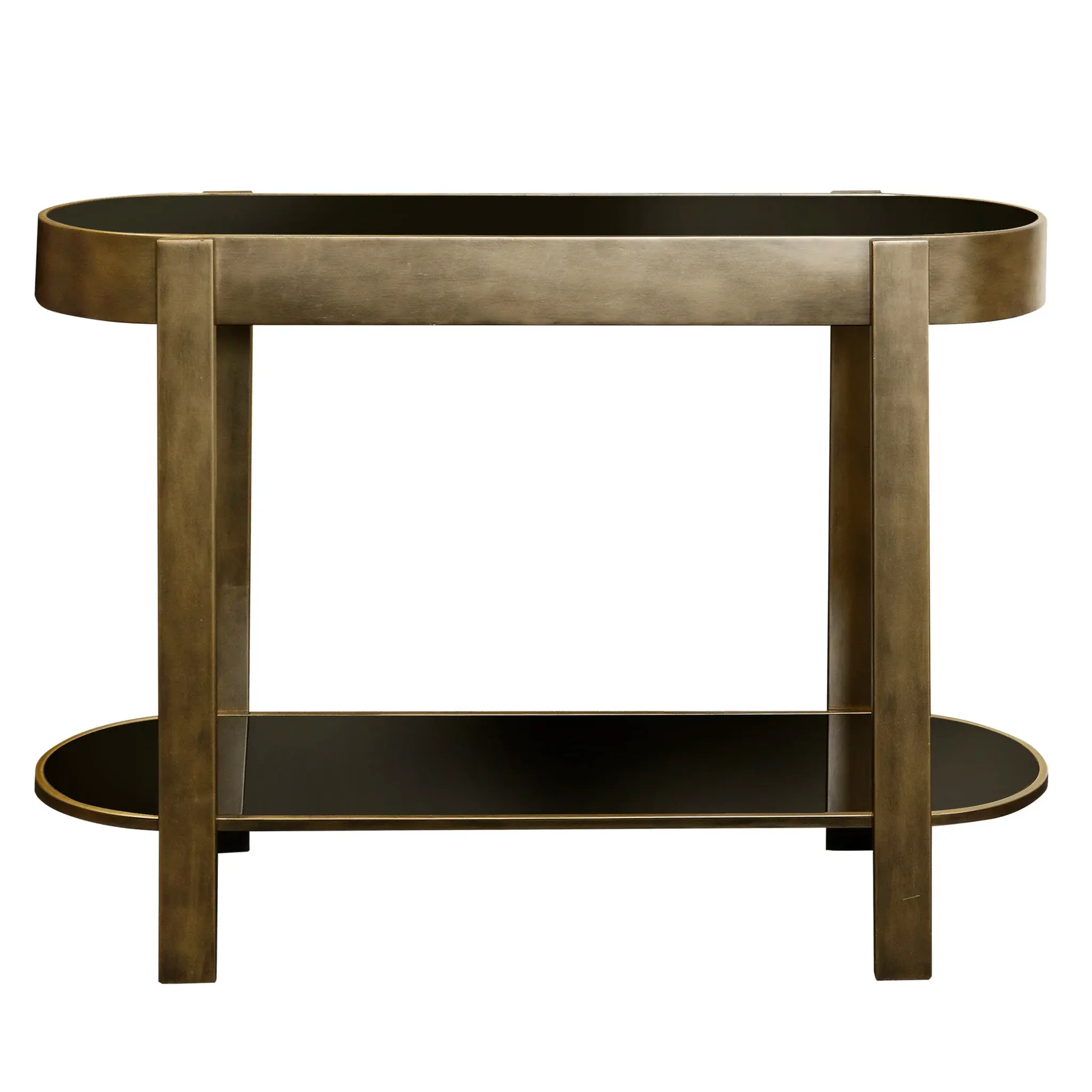 Oval Metal Console