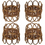 Thumbnail: 4pc. Twisted Rattan Napkin Ring