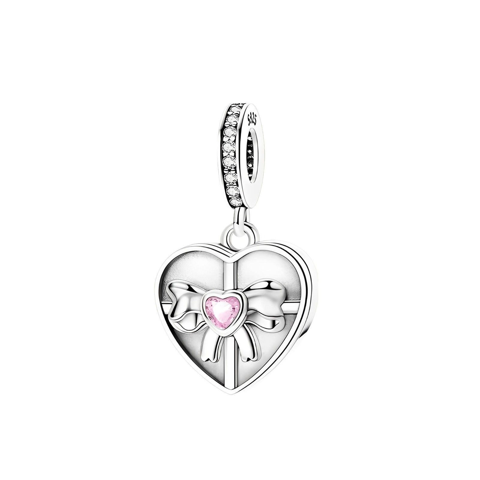 Heart Shaped Box of Chocolates Dangle Charm