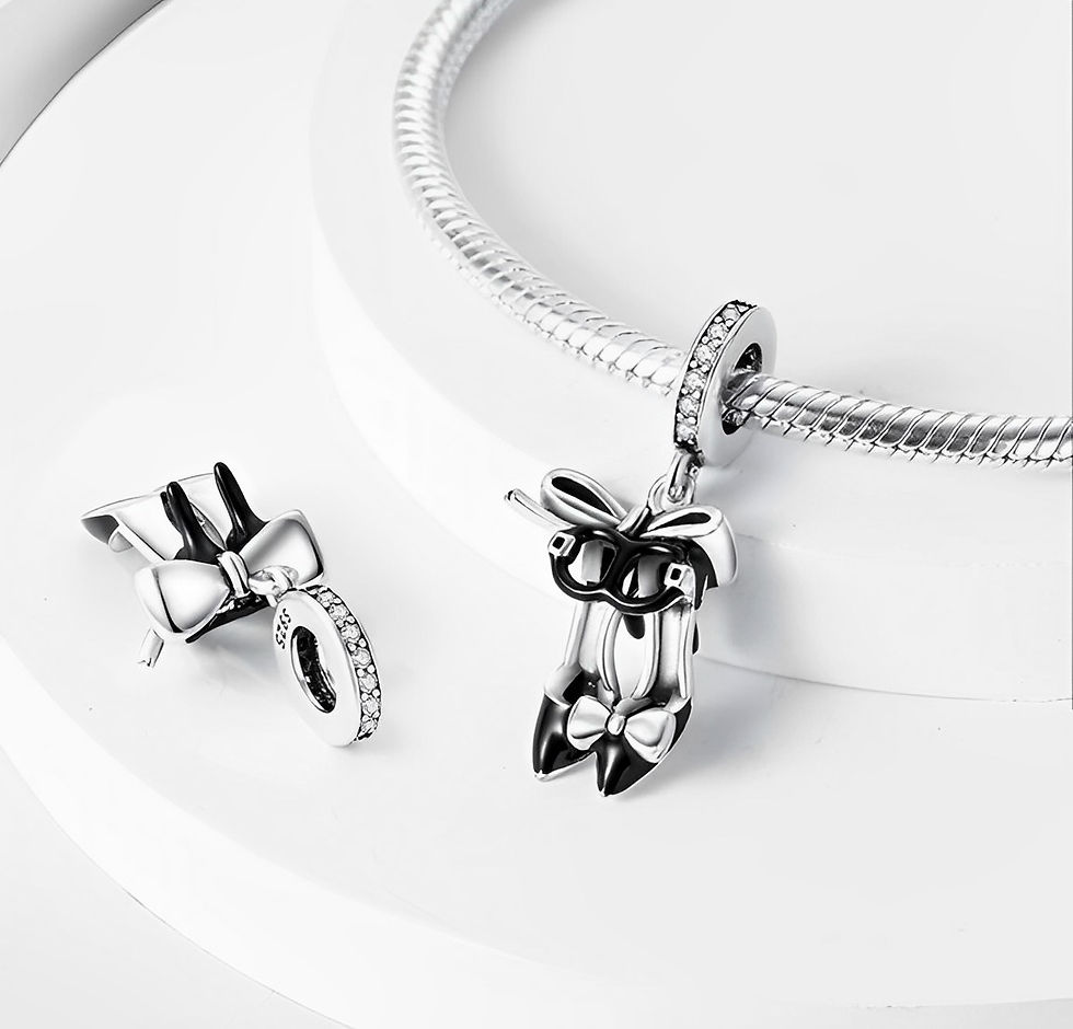 Thumbnail: Black Heels Dangle Charm 