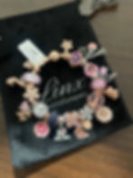 Thumbnail: Linx Rose Gold Bracelet with Mom Themed Charms 