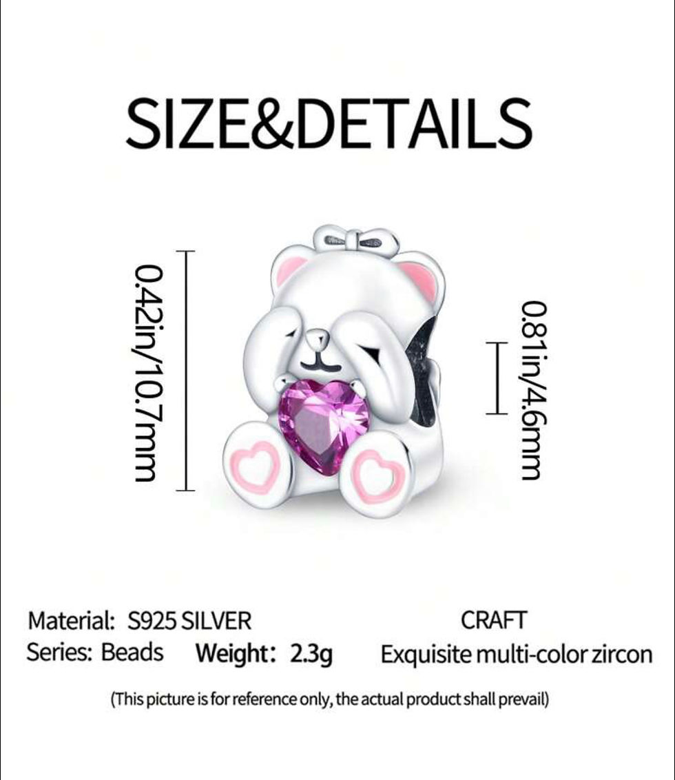 Thumbnail: Peekaboo Bear Charm