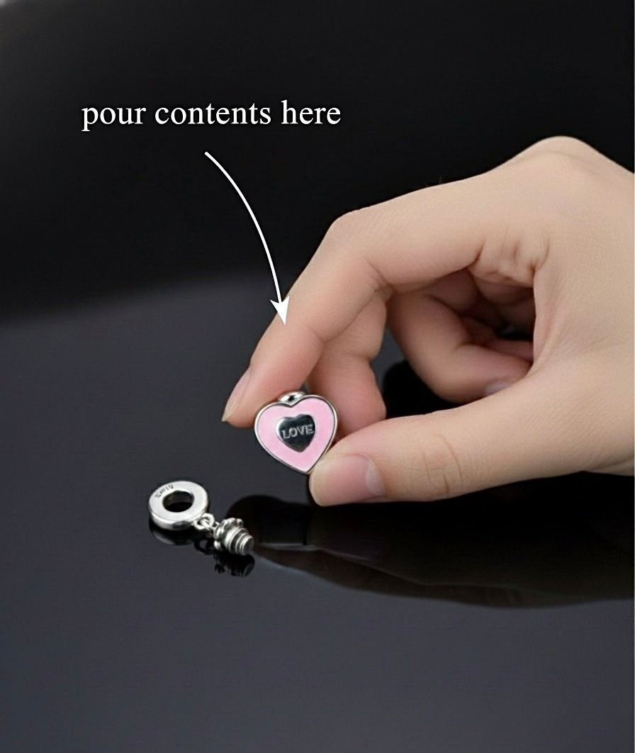 Thumbnail: Love Heart Keepsake Dangle Charm