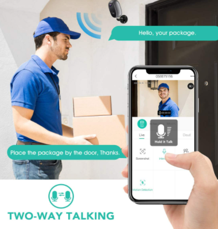 섬네일: Camera Outdoor Wireless, MECO【Upgraded 10000mAh Battery】 WiFi Camera 1080P