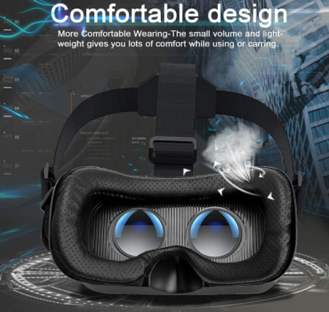 섬네일: VR Headset with Remote Controller 3D Glasses Goggles HD Virtual Reality Headset