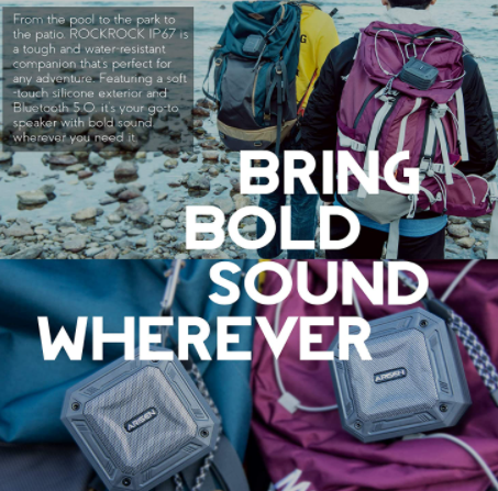 섬네일: Portable Bluetooth Speaker, Waterproof Outdoor TWS