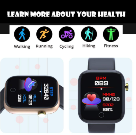 섬네일: Smart Watch Fitness Tracker 1.3 in HD Screen with Heart Rate Monitor