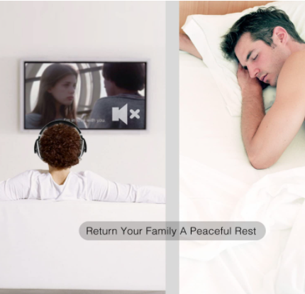 섬네일: s TV Headphones Over Ear Headsets - Digital Stereo Headsets with 2.4GHz RF Trans