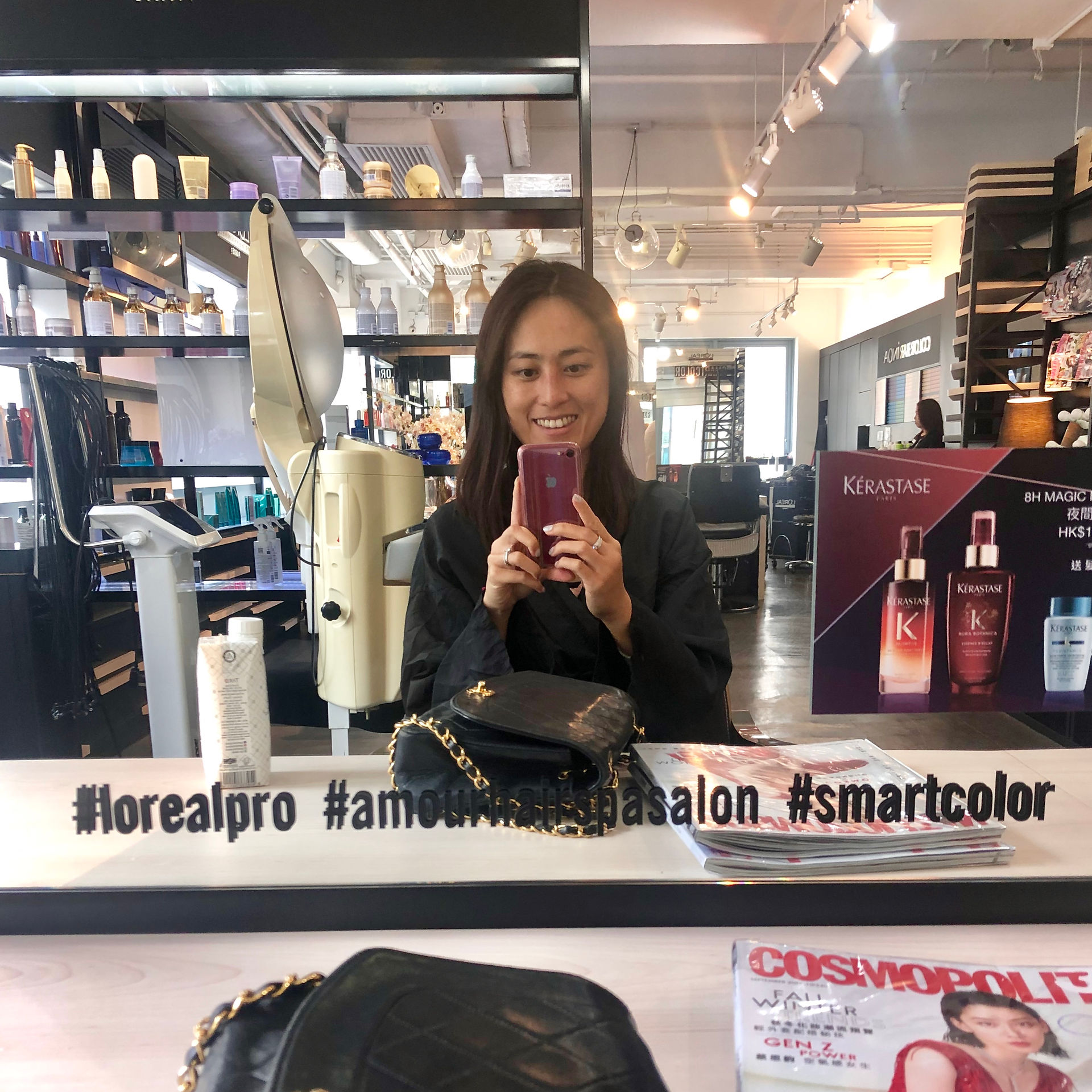 My first hair wash in 5 days!
