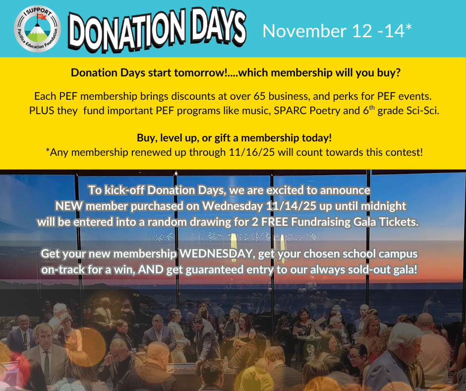PEF Donation Days