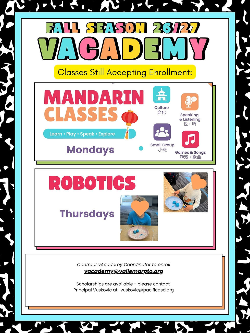 Available vAcademy Classes! 
