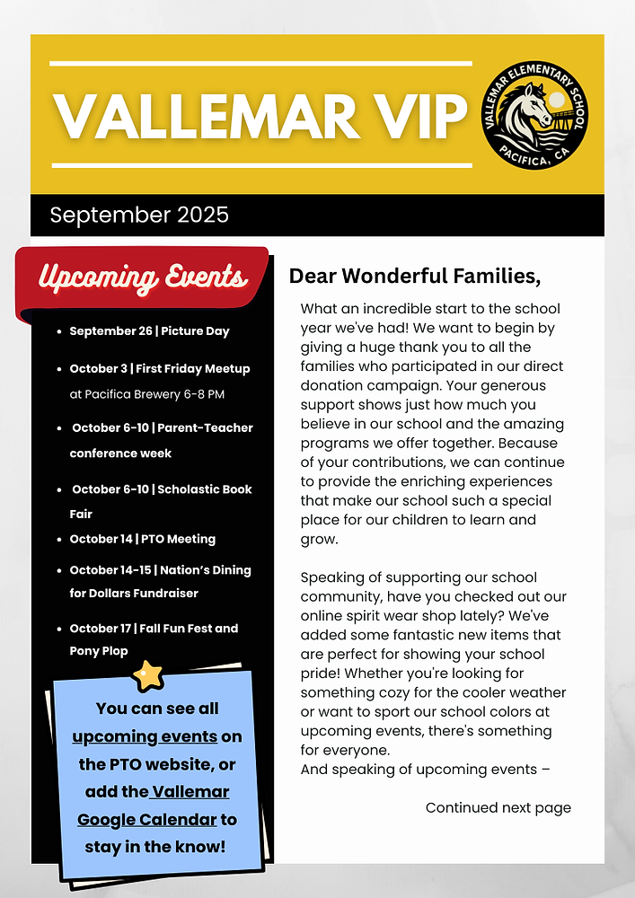 Vip Client Newsletter Your Monthly VIP Newsletter from PTO - September