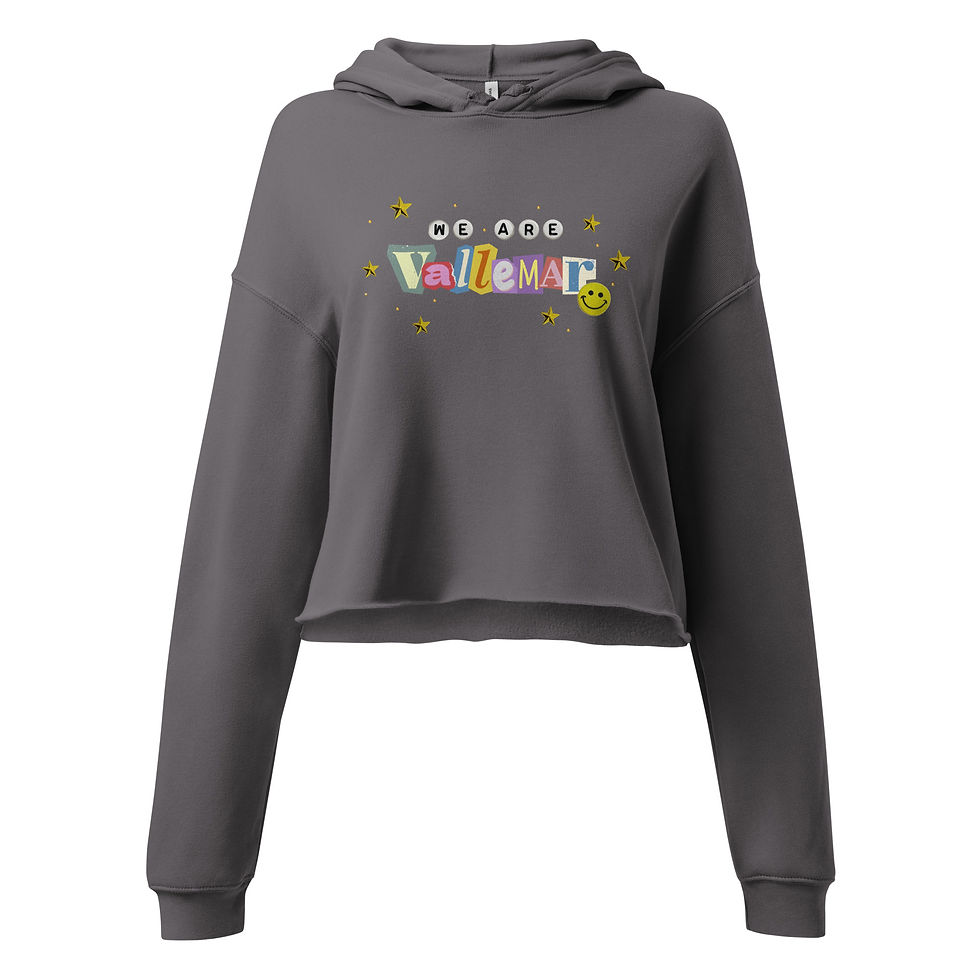 Thumbnail: We Are Vallemar Adult Cropped Hoodie