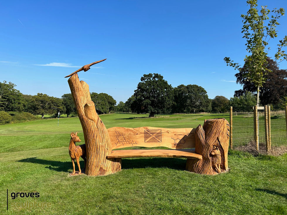 Photograph of bench insitu