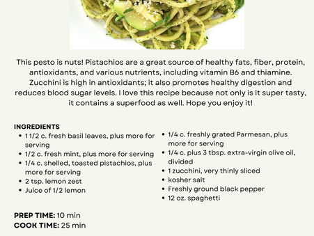 [Recipe of the Month] January's Recipe made by Tina Kamani