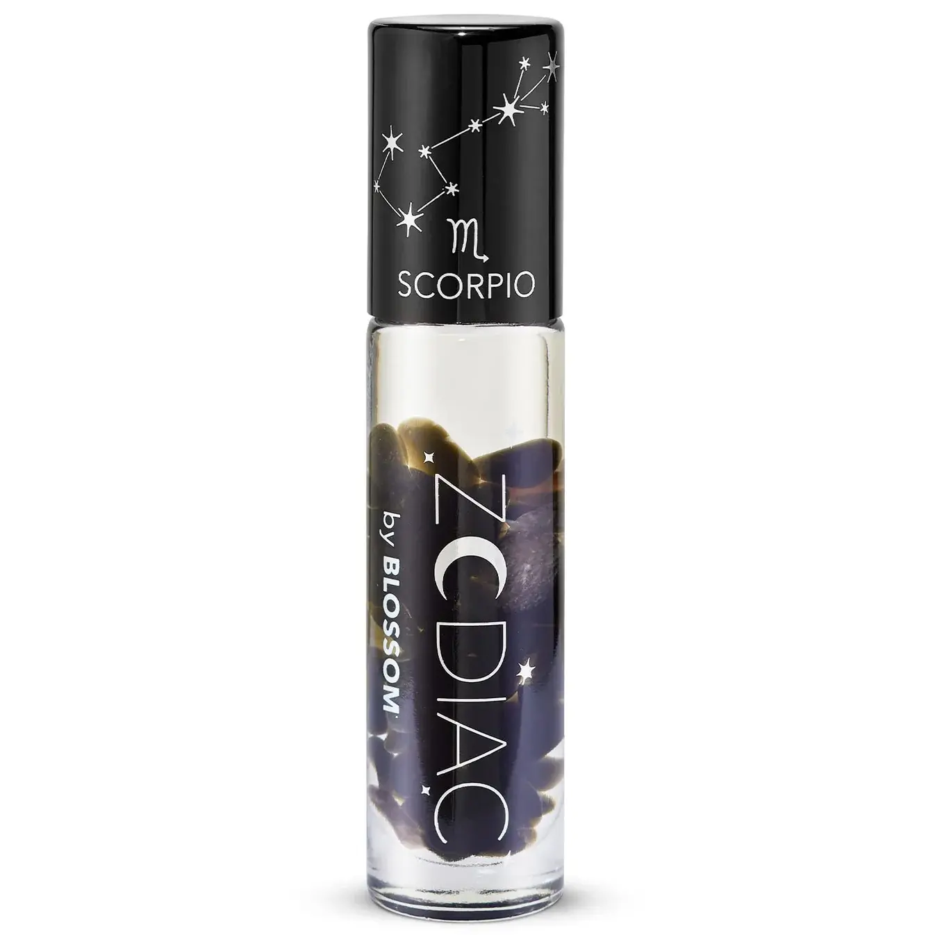 Scorpio Zodiac Lip Gloss bottle with zodiac label, displayed on a clean white background.