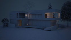 V-ray exterior winter