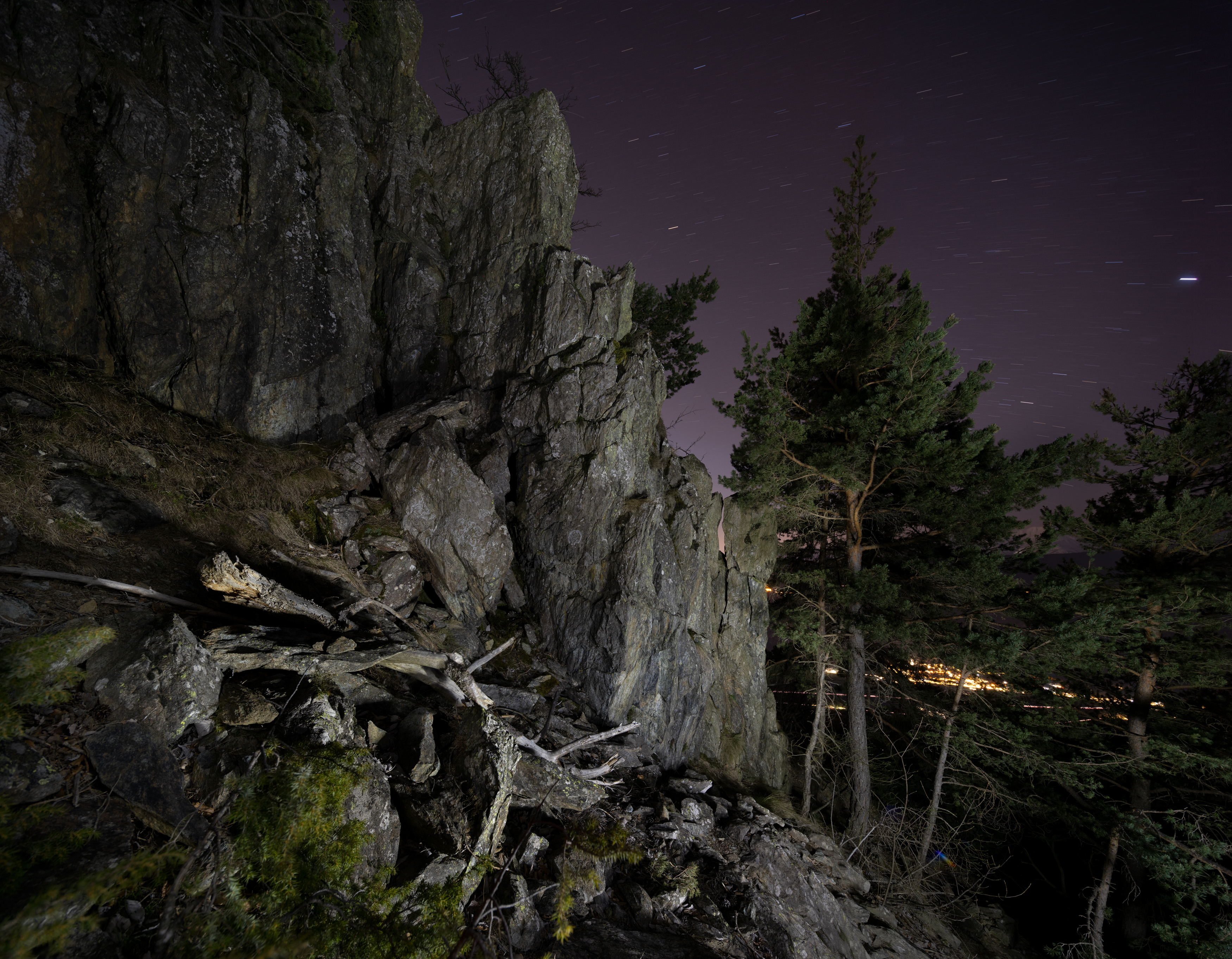 Rocca Sella -Val di Susa-Piemonte - Italy -Fotografia Notturna