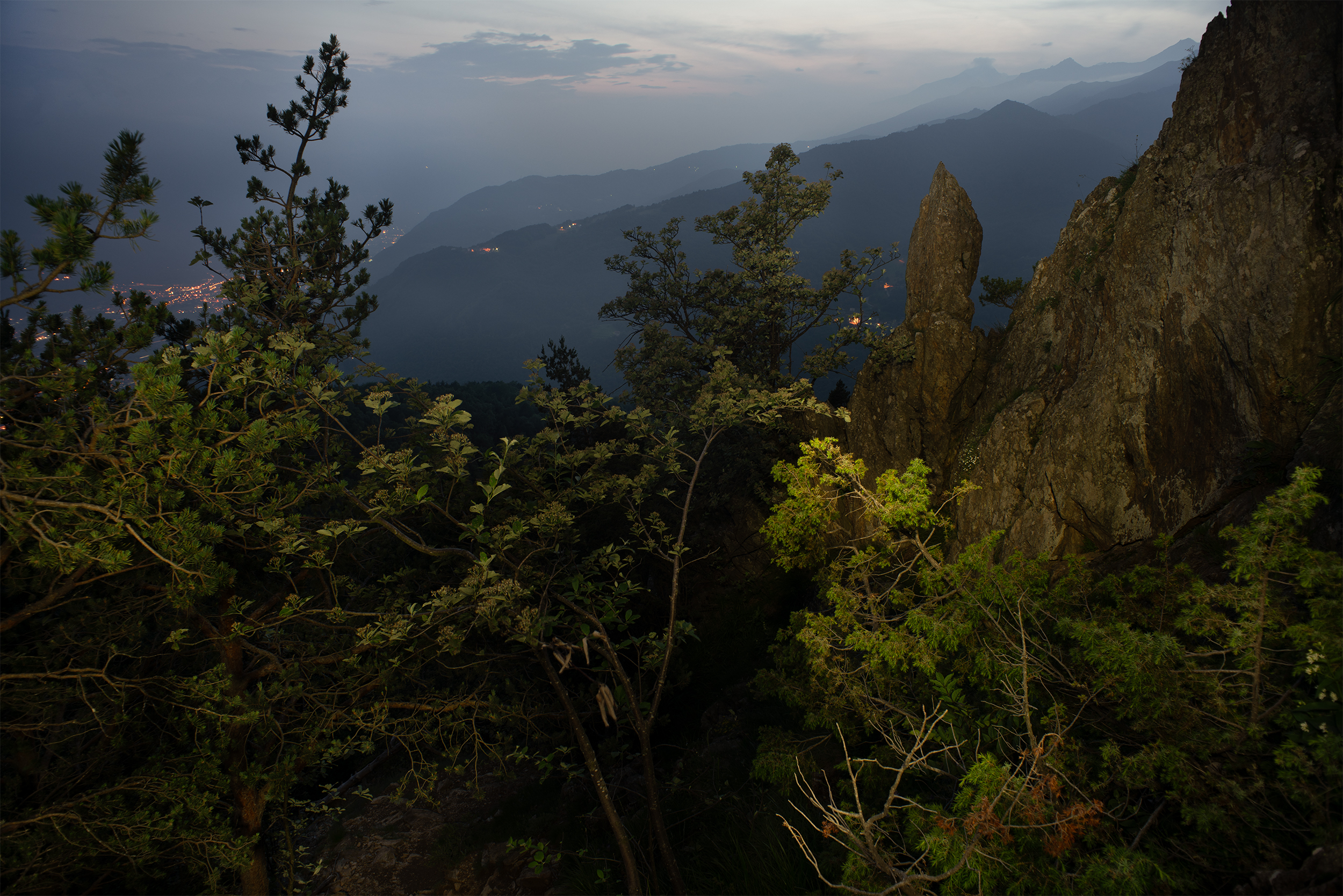 Rocca Sella -Val di Susa-Piemonte - Italy -Fotografia Notturna