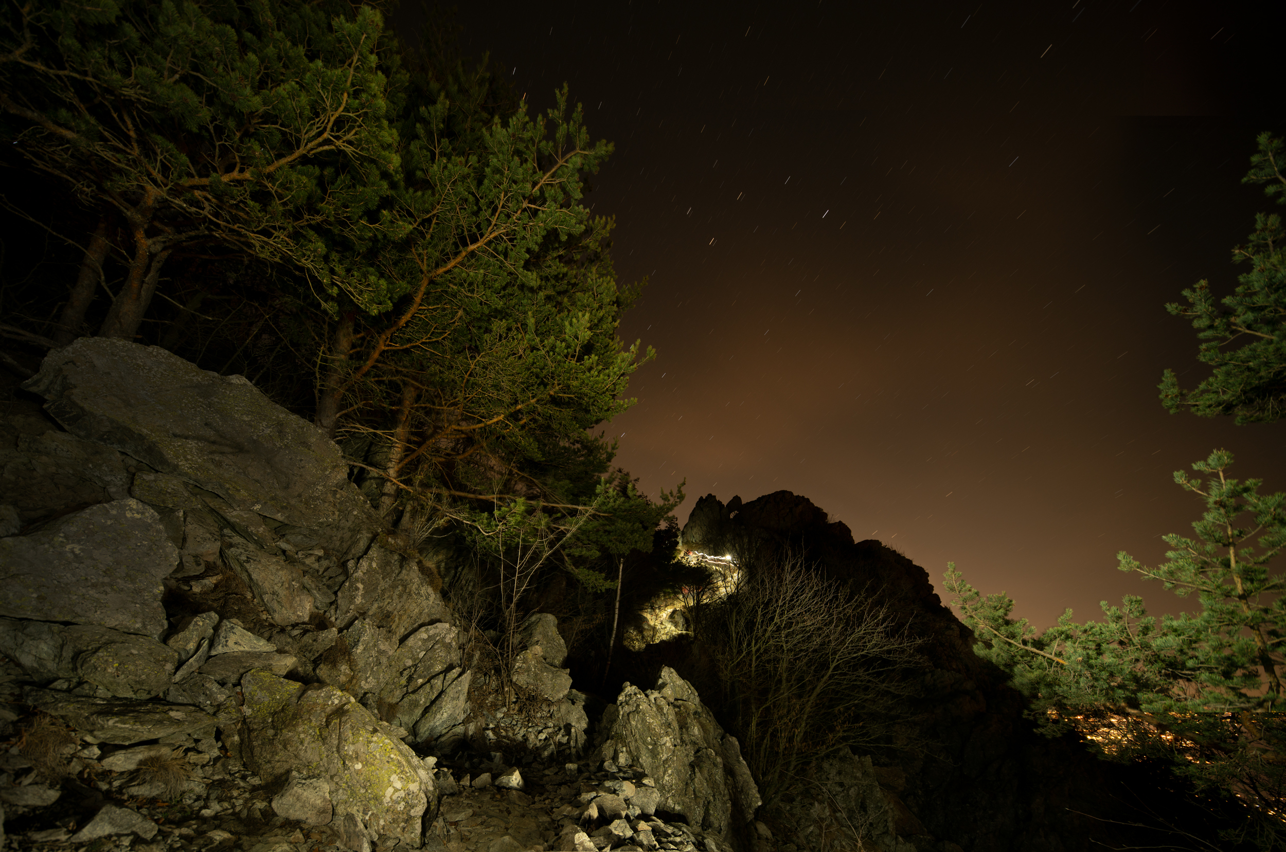 Rocca Sella -Val di Susa-Piemonte - Italy -Fotografia Notturna