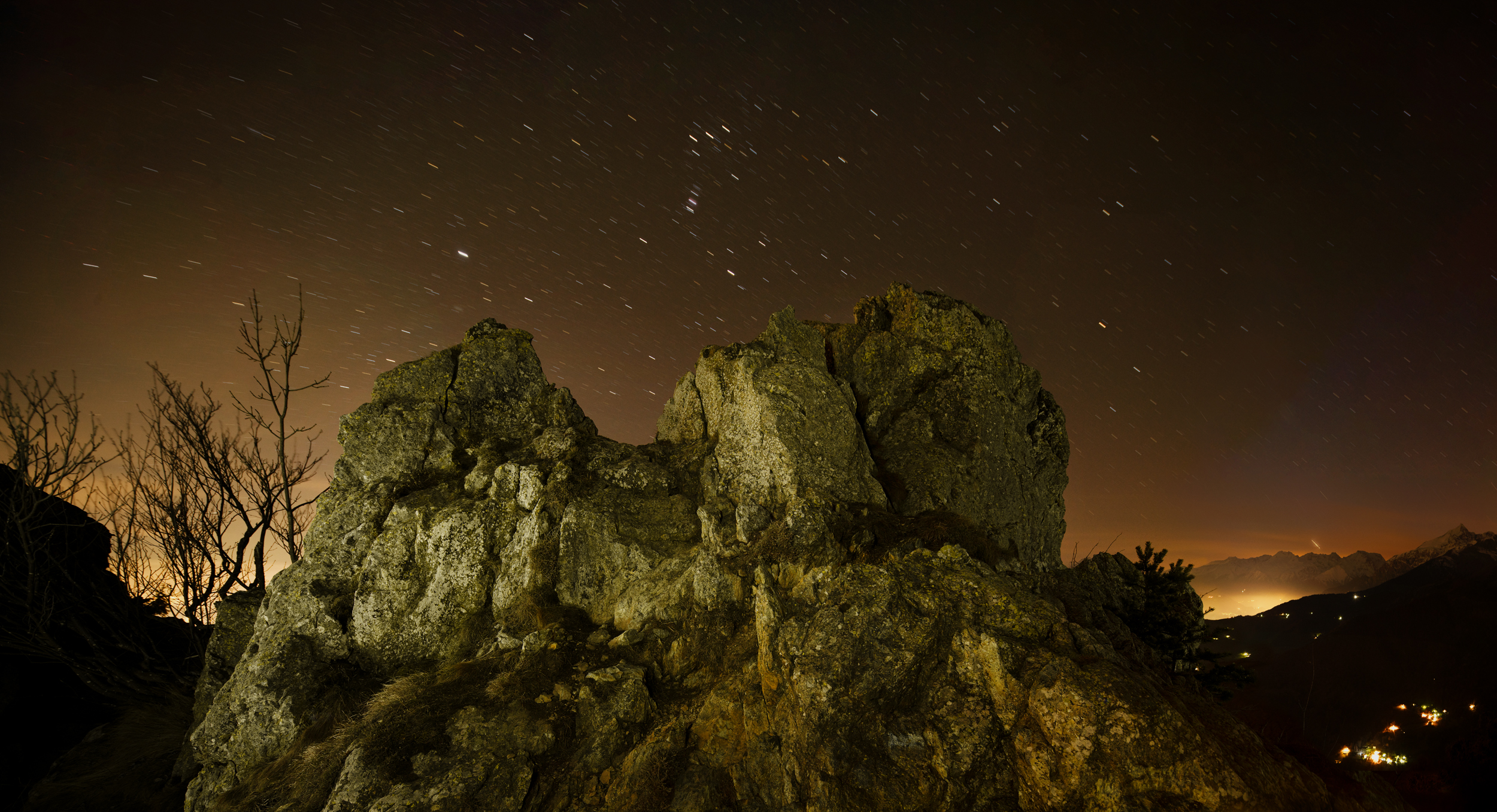 Rocca Sella -Val di Susa-Piemonte - Italy -Fotografia Notturna